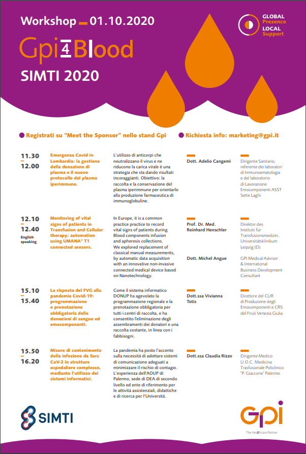 SIMTI 2020 GPI workshop